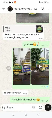 Testimonial Papan Bunga Pernikahan binjai