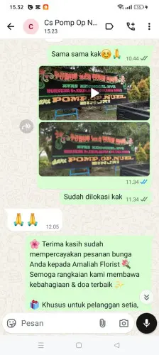 Testimonial Papan Bunga binjai