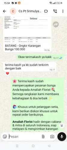 Testimonial Papan Bunga binjai